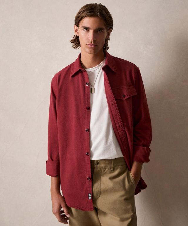 Chamois Shirt in Barn Red Product Image