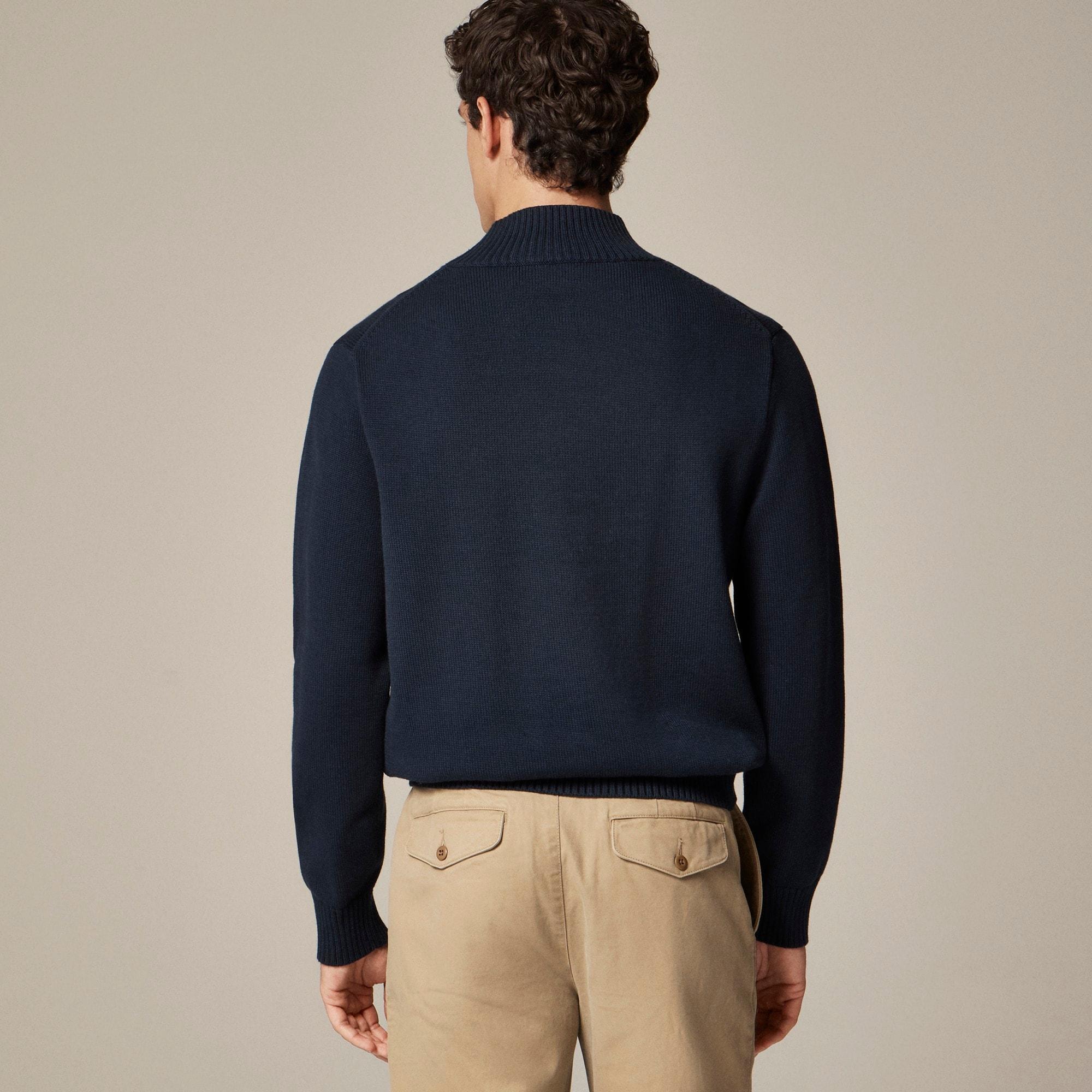 Heritage cotton mockneck sweater Product Image