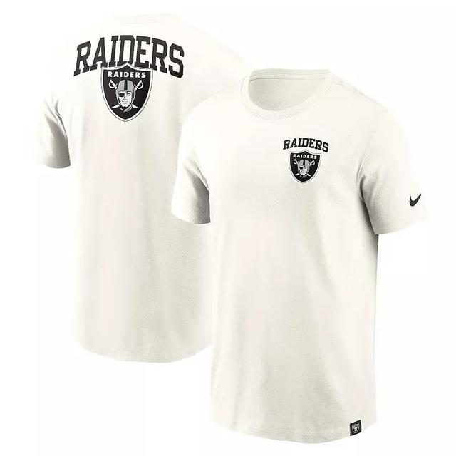 Mens Nike Cream Las Vegas Raiders Blitz Essential T-Shirt Product Image