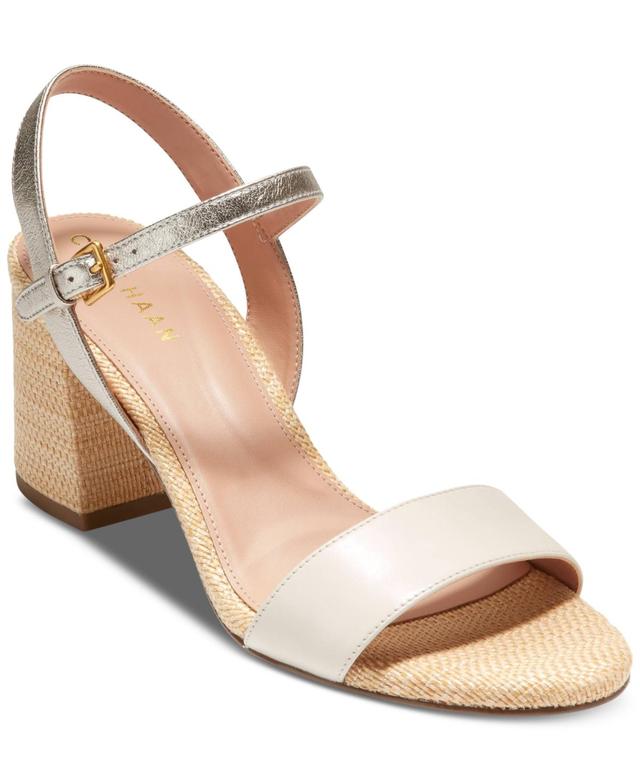 Cole Haan Josie Leather Block Heel Dress Sandals Product Image