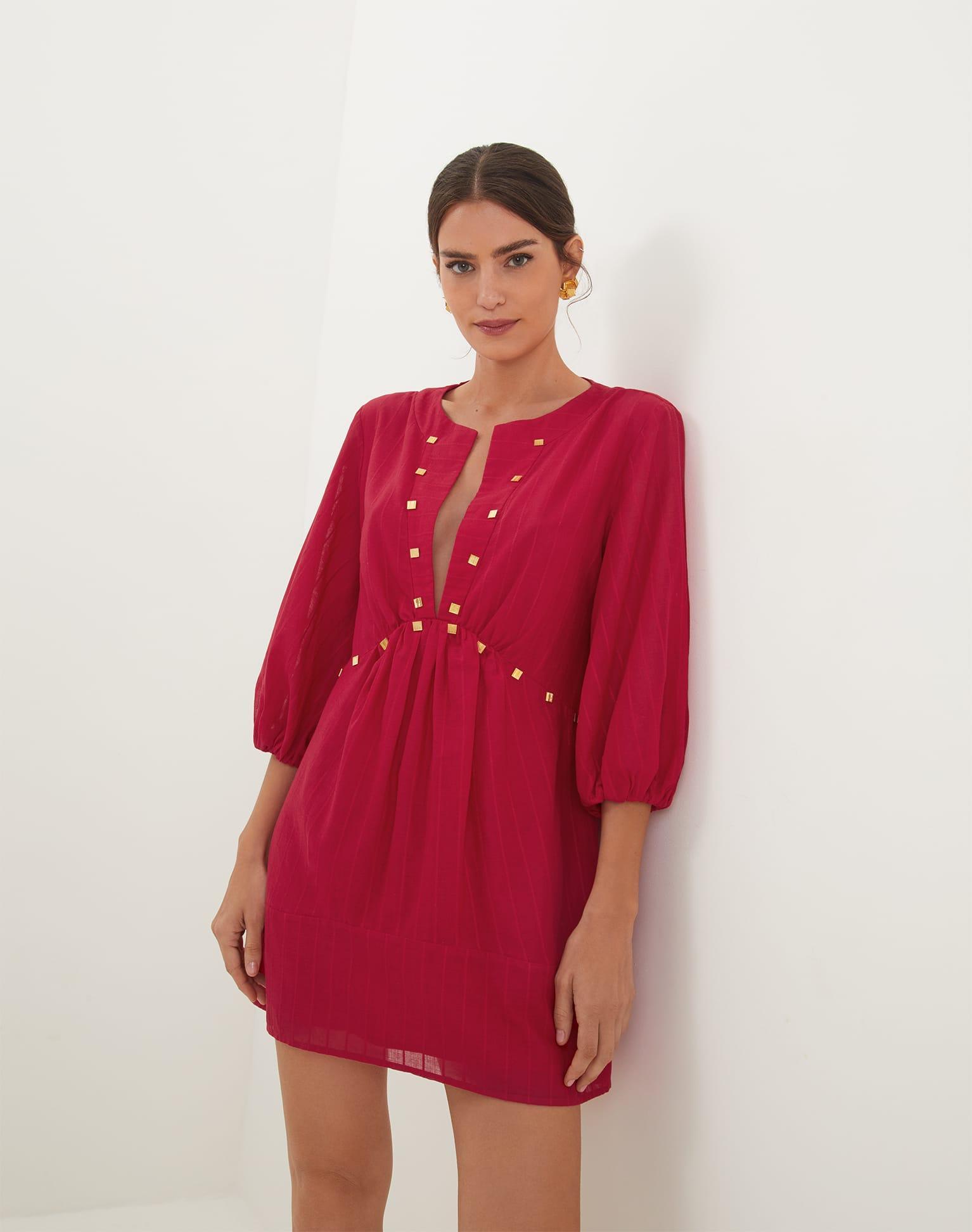 Noemi Short Dress - Summerwine Product Image