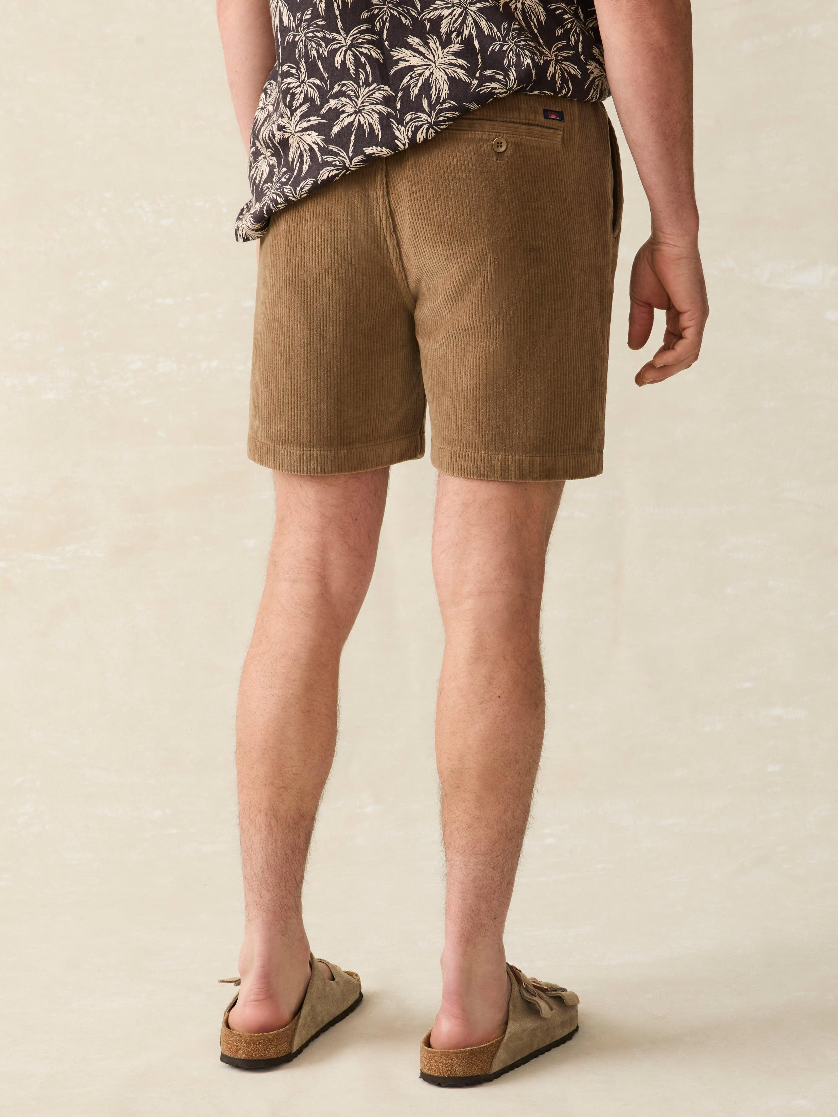 Essential Italian Knit Cord Short (6" Inseam) - Spring Umber Male Product Image