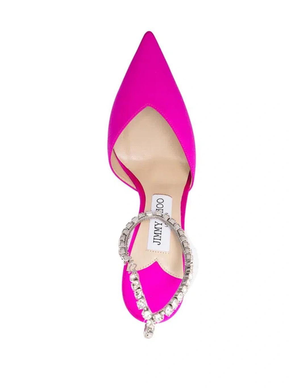 Saeda 100 Satin Pump In Fuchsia Product Image