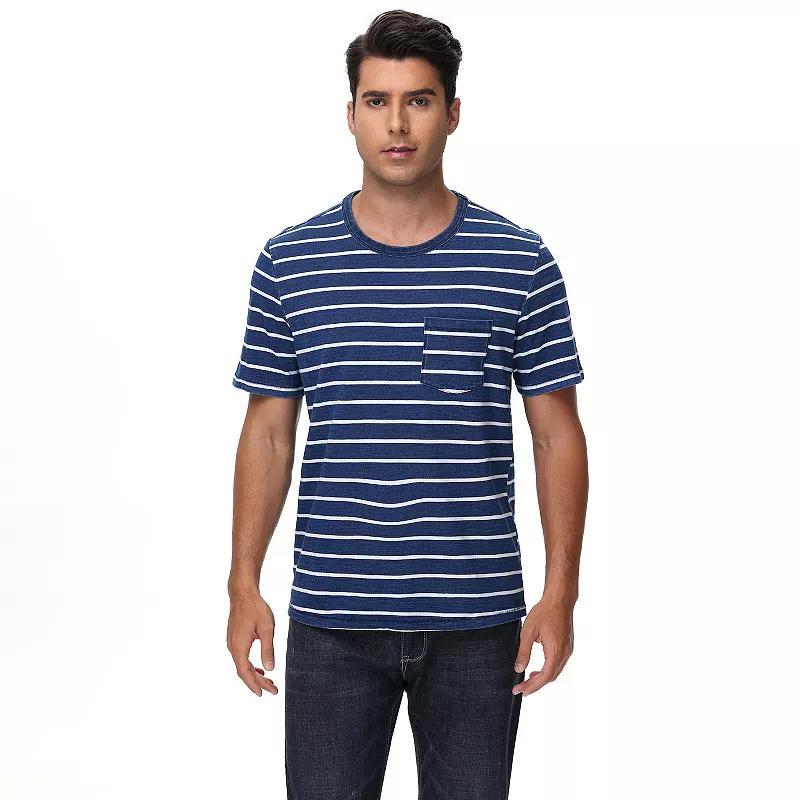 Mens Thomas Sterling Striped Short Sleeve Knit Tee Product Image