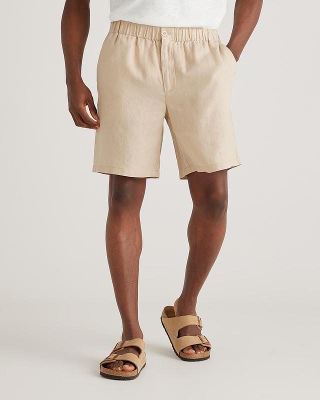 100% European Linen Shorts Product Image