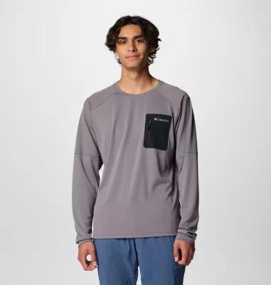 Columbia Mens Columbia Tech Knit Long Sleeve Crew- Product Image