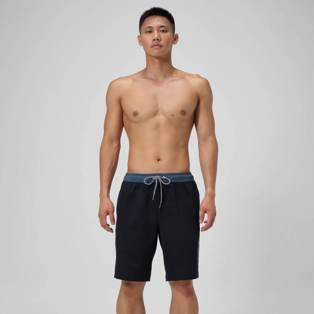 Mens 9 Speedo Marina Swim Shorts - Black Product Image