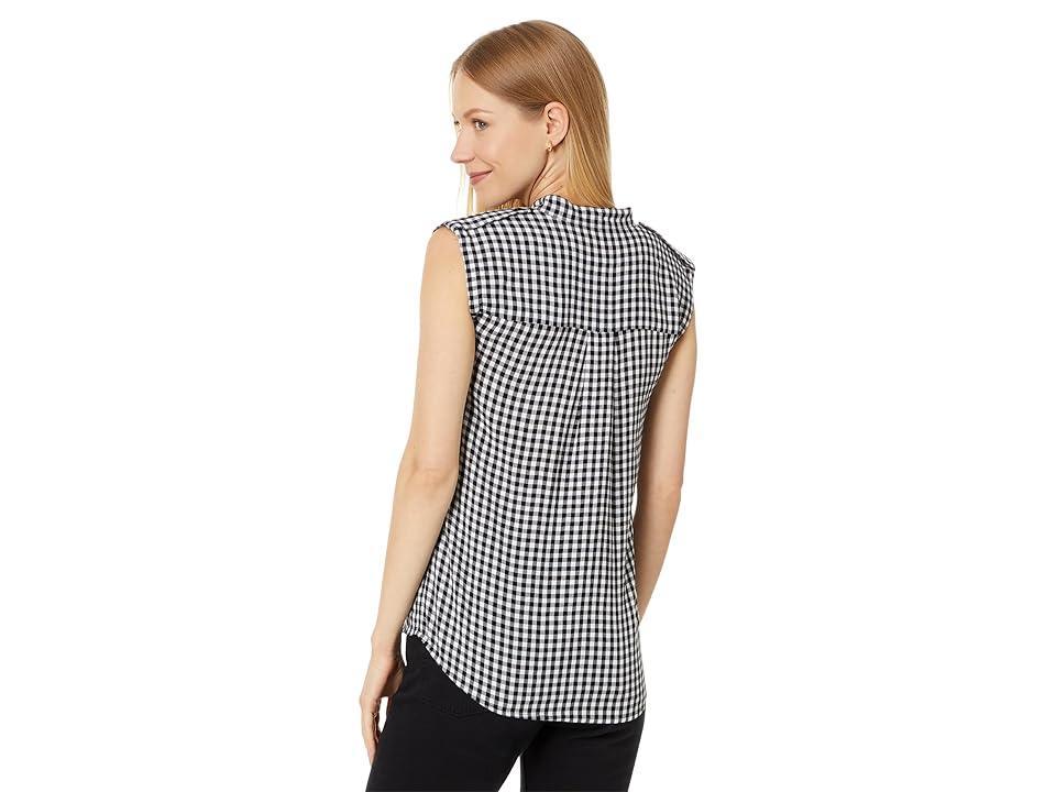 NIC+ZOE Drapey Gingham Tank Multi) Women's Clothing Product Image