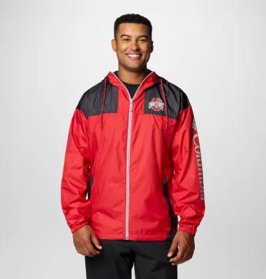 Columbia Men's Collegiate Flash Challenger II Windbreaker - Ohio State- Product Image