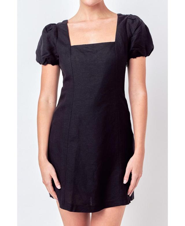 English Factory Womens Mini Dress with Strappy Back Detail Product Image