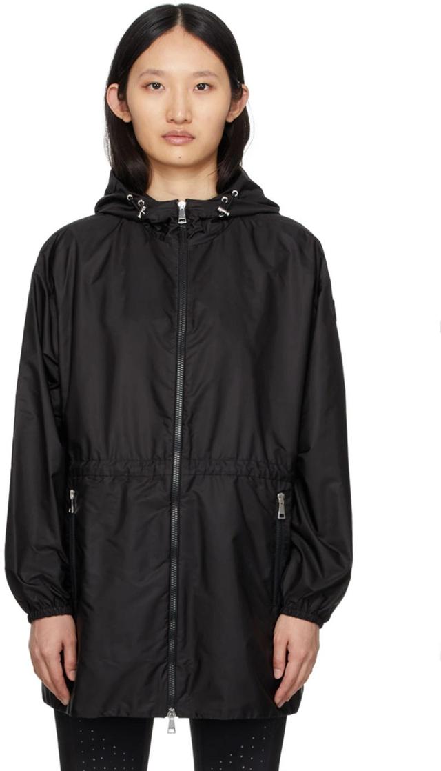 MONCLER Wete Hooded Drawcord Waist Jacket In Black Product Image