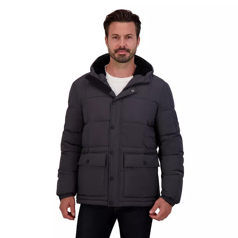 Mens ZeroXposur Quilted Puffer Jacket Blue Product Image