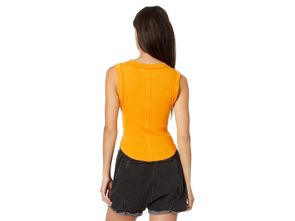 Free People Kate Tee (California Poppy) Women's Clothing Product Image