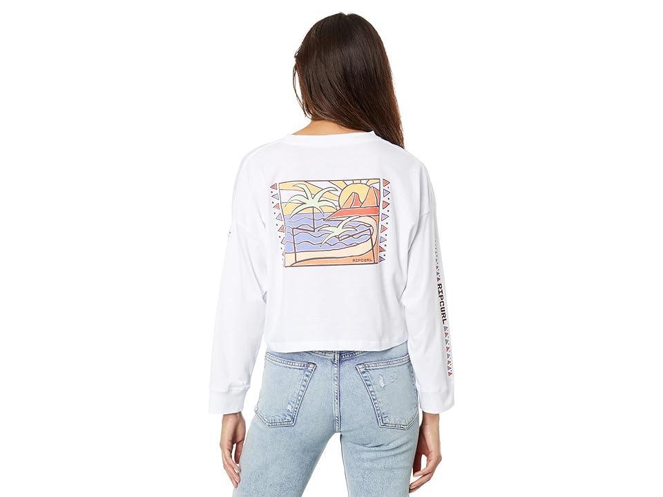 Rip Curl Athena Long Sleeve Tee (Optical ) Women's Clothing Product Image