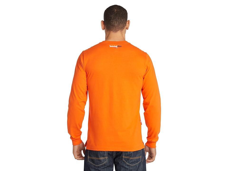 Timberland PRO FR Cotton Core Long-Sleeve Pocket T-Shirt (Blaze ) Men's T Shirt Product Image