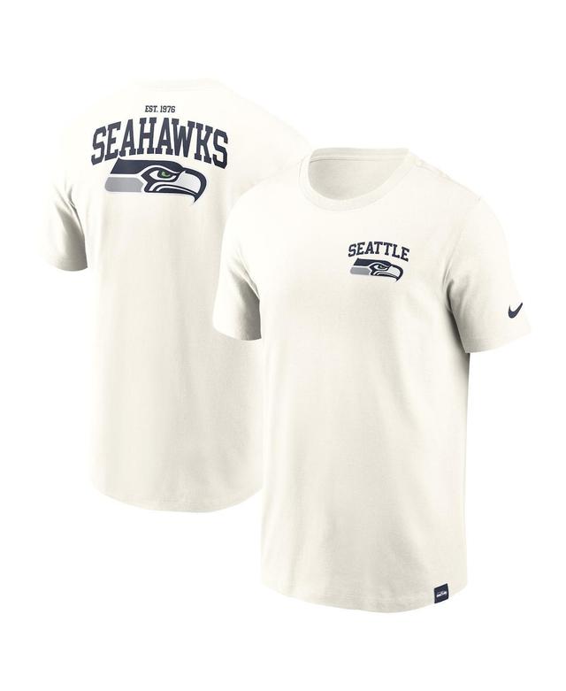 Mens Nike Cream Seattle Seahawks Blitz Essential T-Shirt Product Image