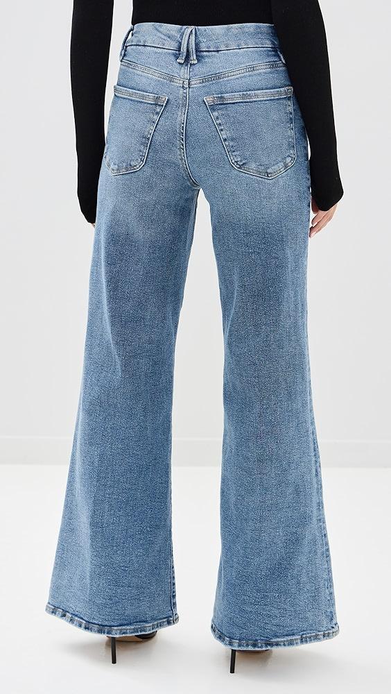 Good American Good Waist Palazzo Jeans | Shopbop Product Image