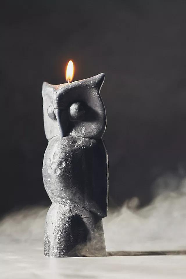 Owl Shaped Wax Candle Product Image