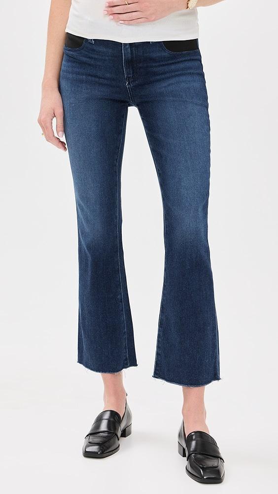 PAIGE Claudine Maternity Jeans with Raw Hem | Shopbop Product Image