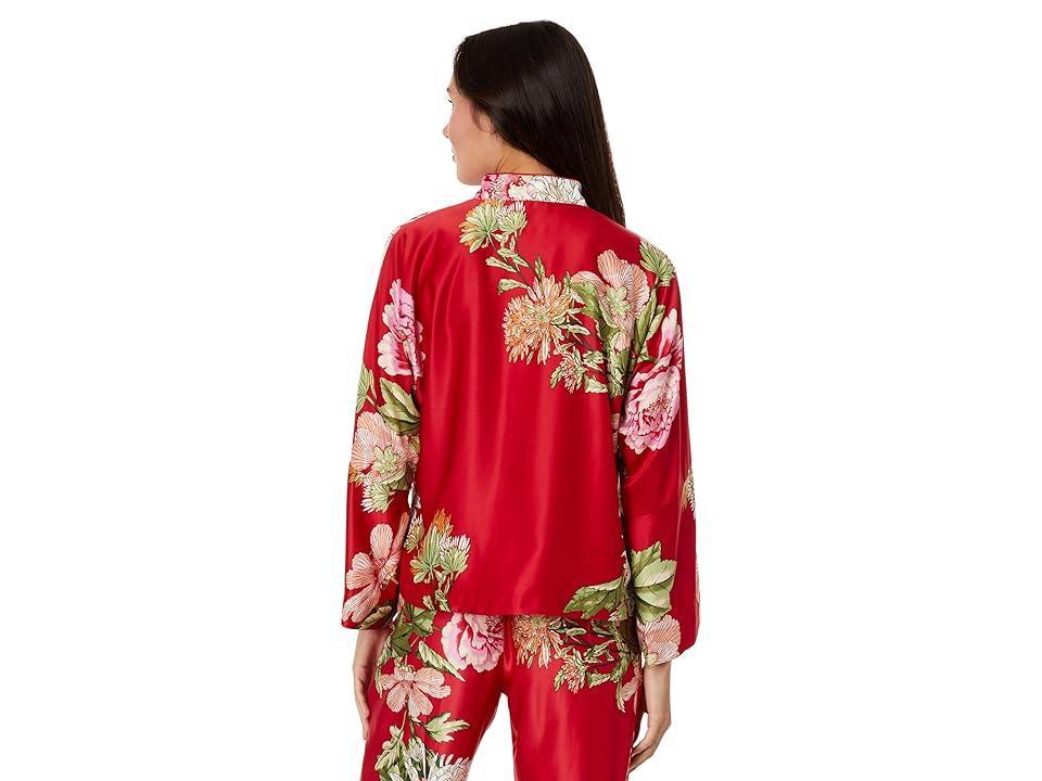 Natori Caterina Satin PJ Set (Brocade ) Women's Pajama Sets Product Image