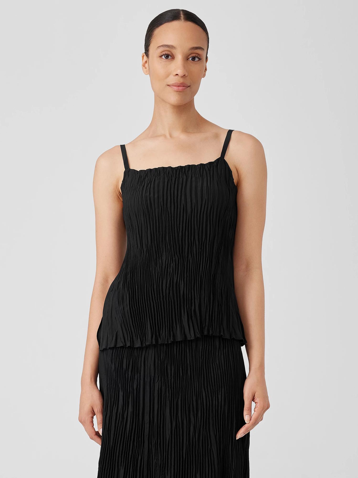 EILEEN FISHER Crushed Silk Camifemale Product Image