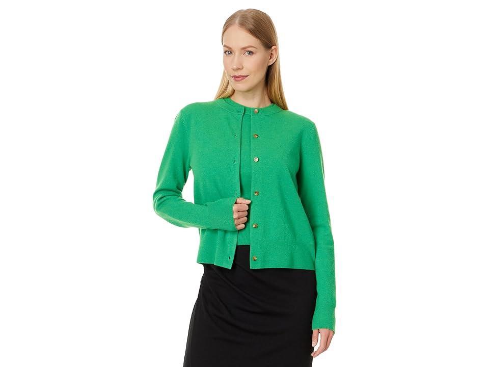 Wool Cashmere Shank-Button Cardigan Product Image