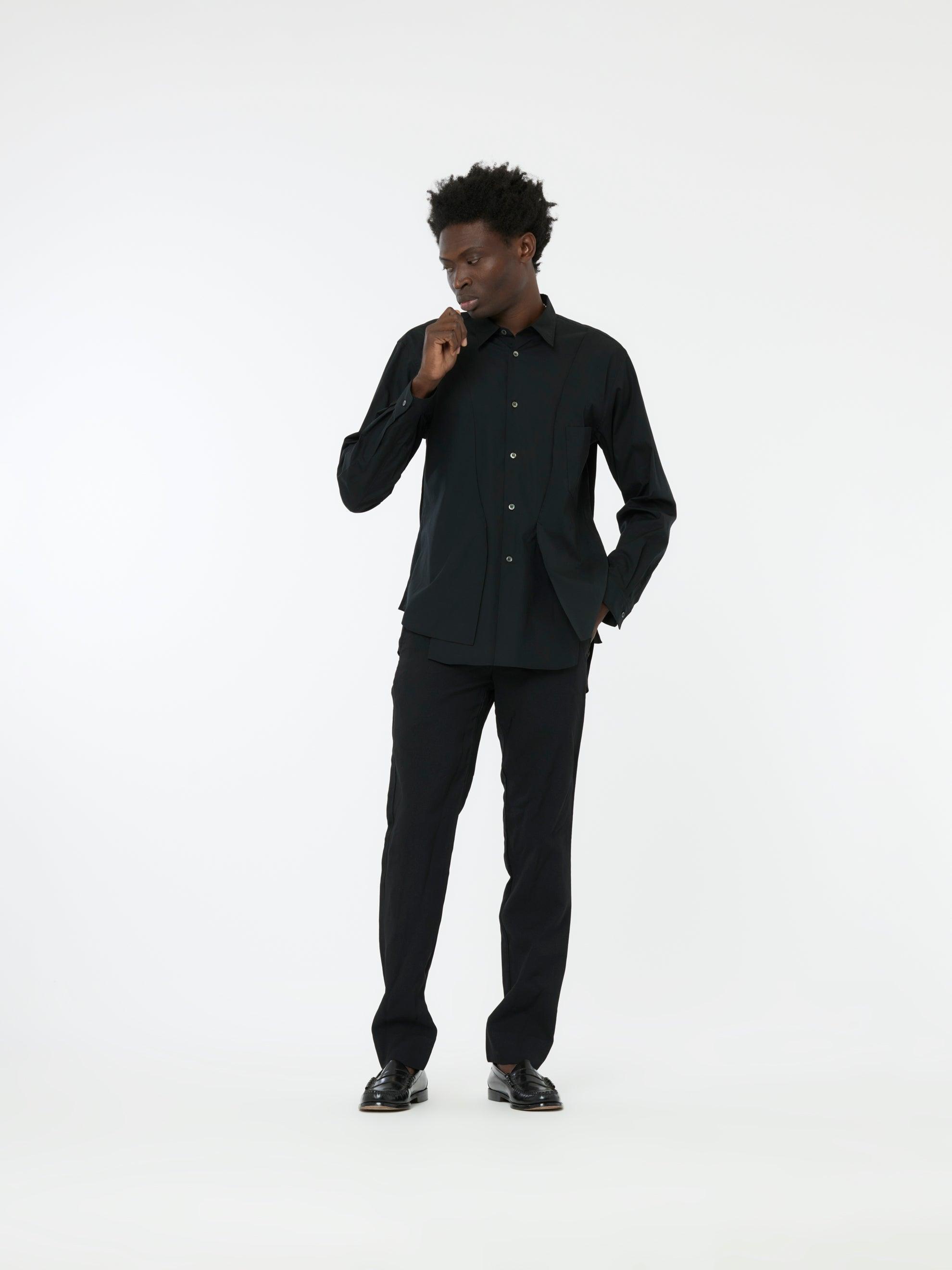 Homme Plus Shirt (Black) Product Image