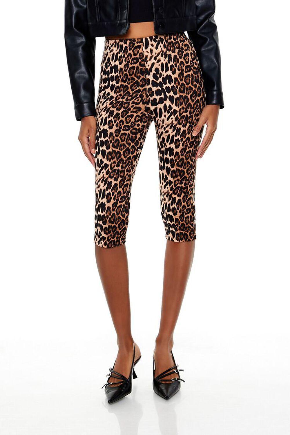 Leopard Print Capri Leggings | Forever 21 Product Image