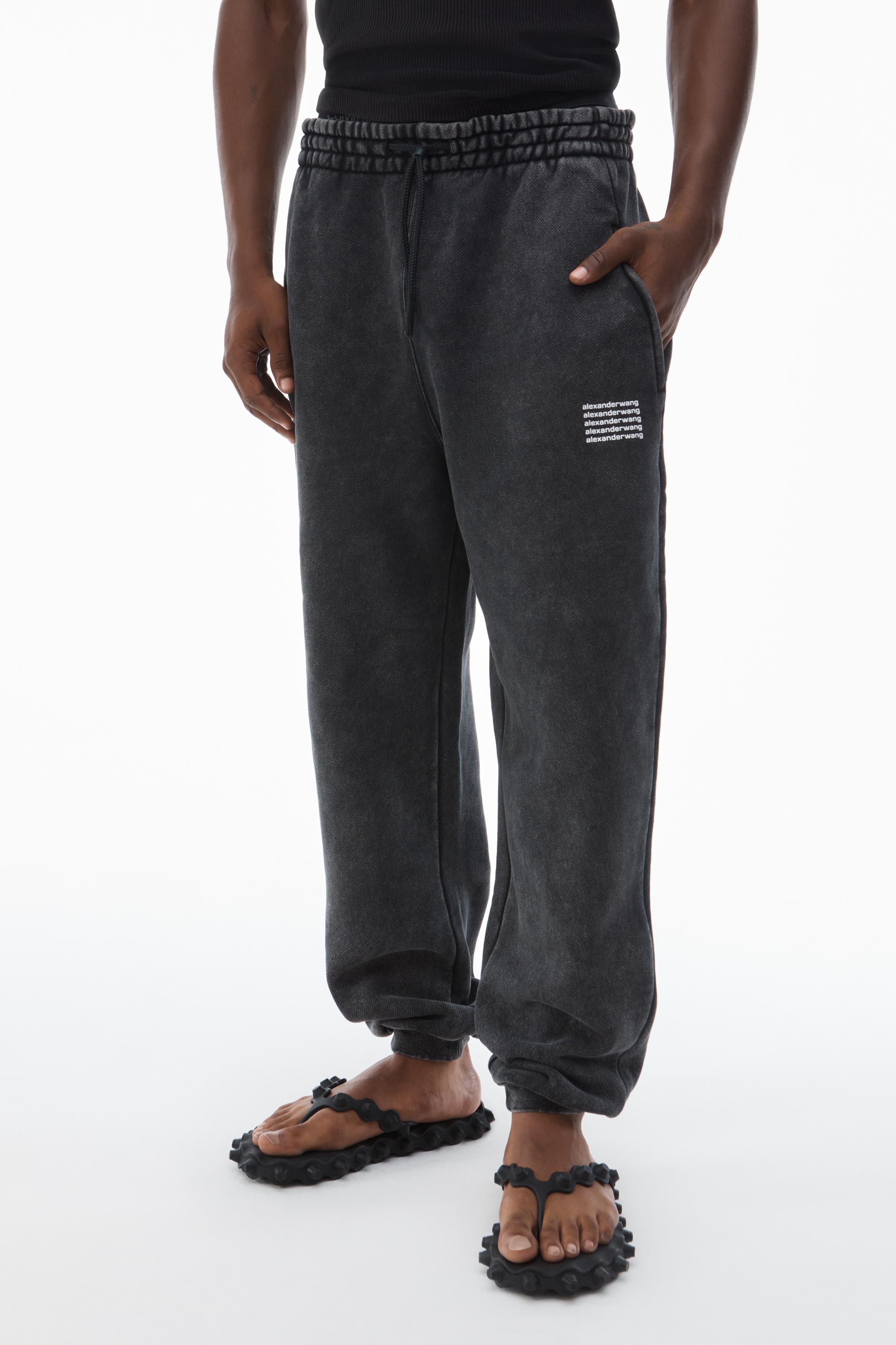 Sweatpant In Acid Wash Dense Fleece Product Image