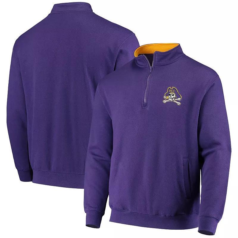 Mens Colosseum Purple Ecu Pirates Tortugas Logo Quarter-Zip Jacket Product Image