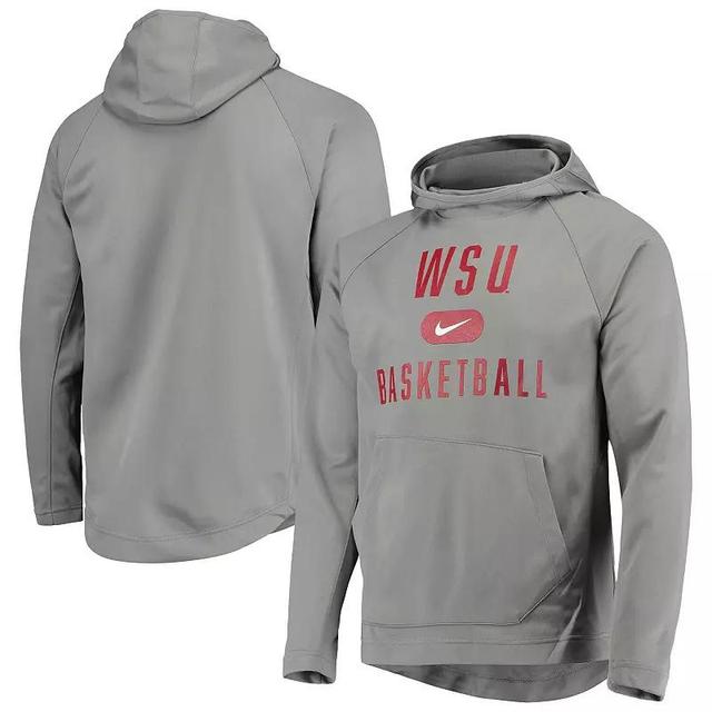 Mens Nike Charcoal Washington State Cougars Spotlight Performance Raglan Pullover Hoodie Product Image