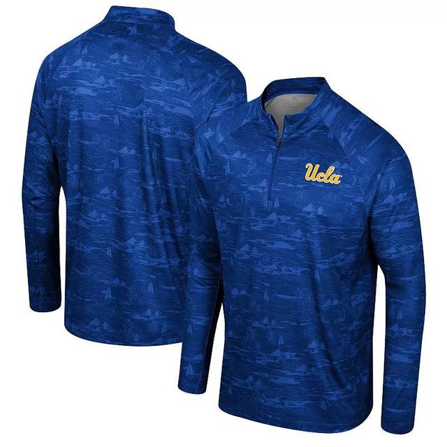 Mens Colosseum UCLA Bruins Carson Raglan Quarter-Zip Jacket Product Image