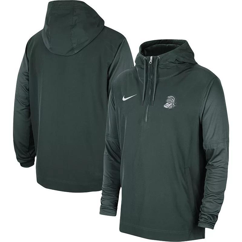 Mens Nike Black Oregon Ducks 2023 Sideline Player Quarter-Zip Hoodie Jacket Product Image