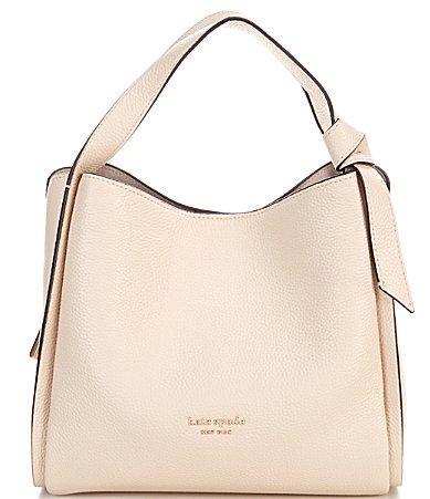 kate spade new york Knott Pebbled Leather Medium Crossbody Hobo Bag Product Image