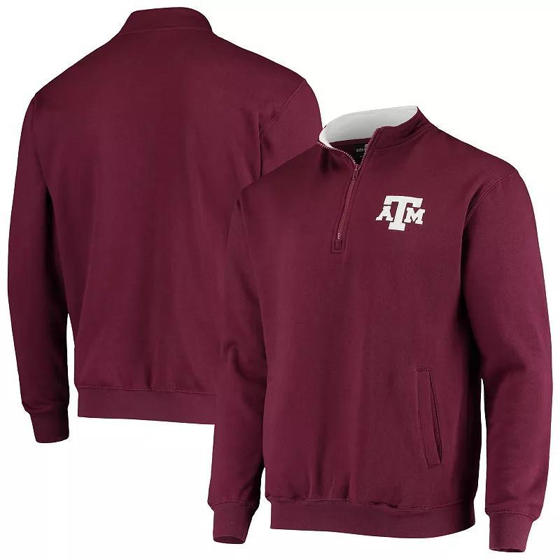 Mens Colosseum Maroon Texas A&M Aggies Tortugas Logo Quarter-Zip Jacket Product Image