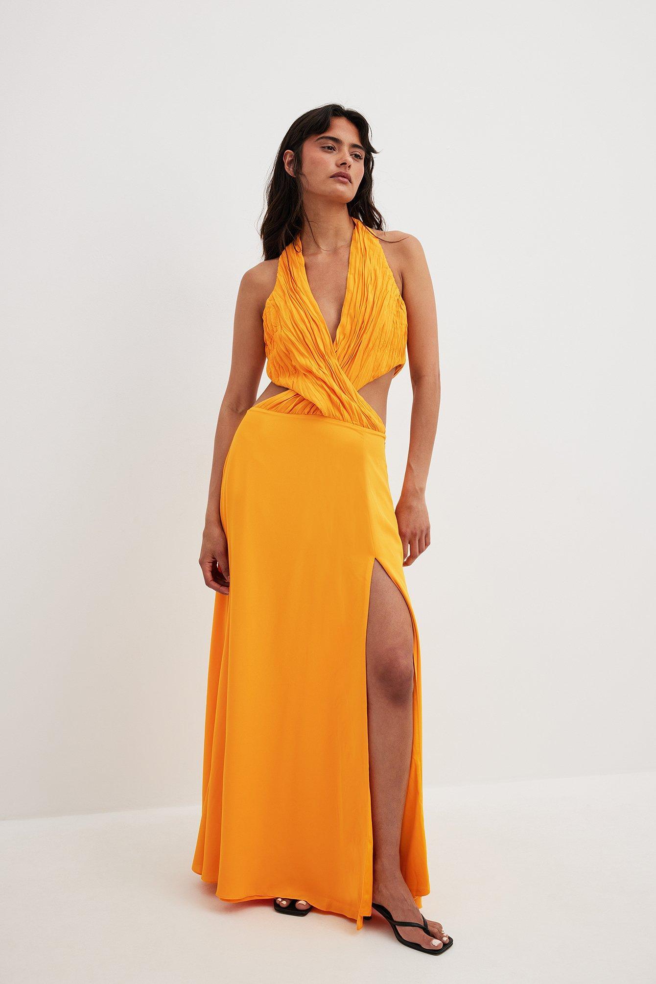 Flowy Maxi Halterneck Dress Product Image