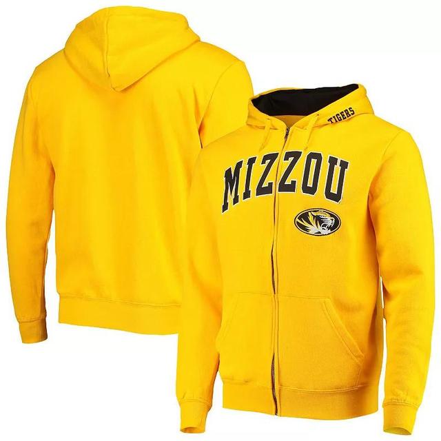 Mens Colosseum Missouri Tigers Arch & Logo 3.0 Full-Zip Hoodie Product Image