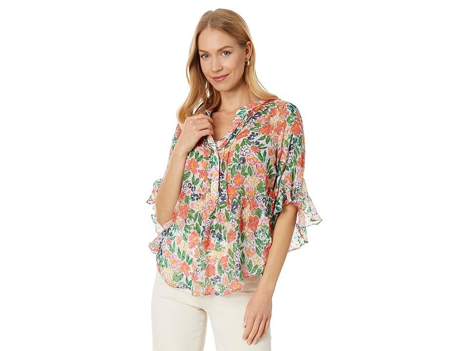 Vince Camuto Tunic Blouse (Birch) Women's Clothing Product Image