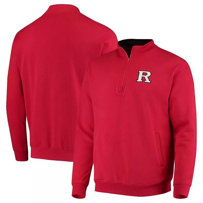 Mens Colosseum Scarlet Rutgers Scarlet Knights Tortugas Logo Quarter-Zip Jacket Product Image