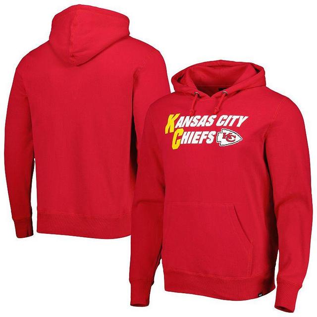 Mens 47 Brand Red Kansas City Chiefs Regional Headline Pullover Hoodie Product Image