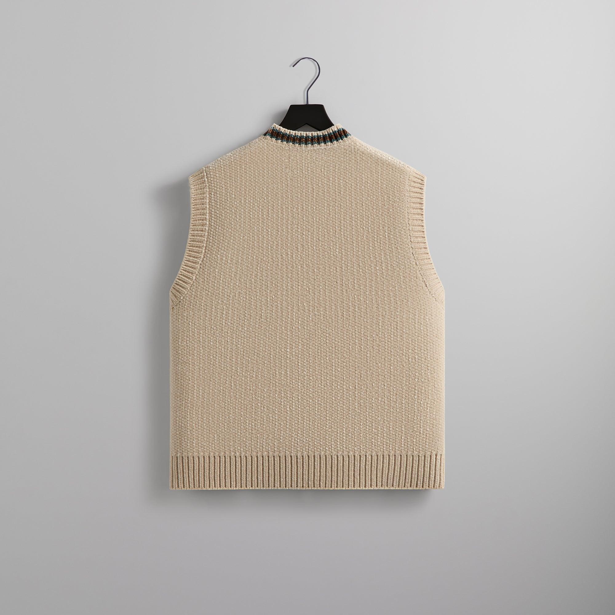 Kith Button Front Reuben Sweater Vest - Sandrift Male Product Image