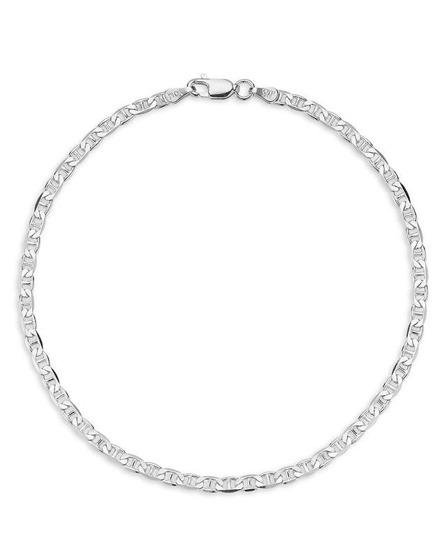 Milanesi And Co Sterling Silver 3mm Mariner Link Chain Bracelet Product Image