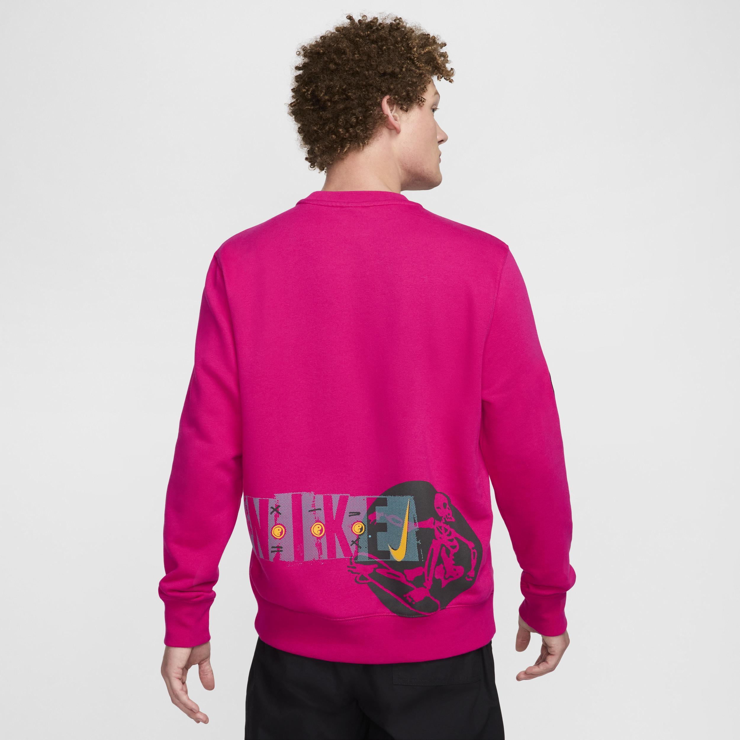 Men's Nike Sportswear Club Fleece Crew-Neck French Terry Sweatshirt Product Image