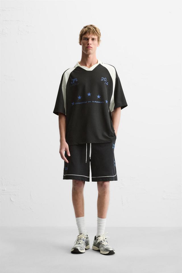 TEXT JOGGER SHORTS Product Image