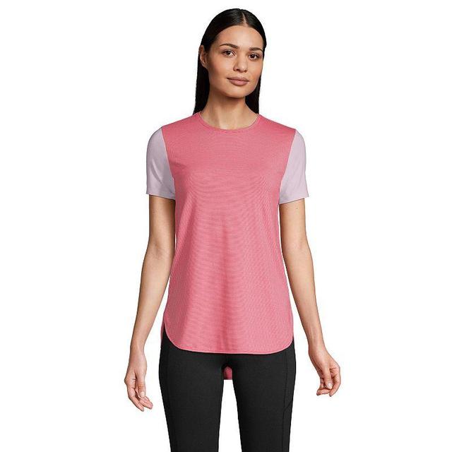 Petite Lands End Moisture-Wicking UPF 50 Tunic Tee, Womens Product Image