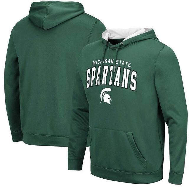 Mens Colosseum Michigan State Spartans ResistancePullover Hoodie Product Image