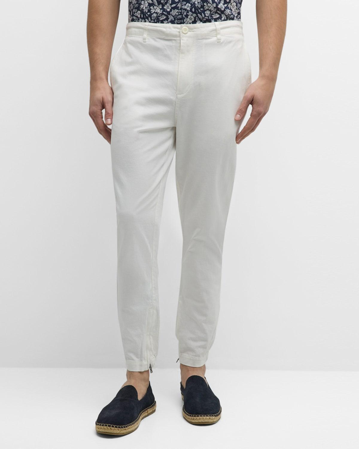 Mens Stretch Cotton-Blend Pants Product Image