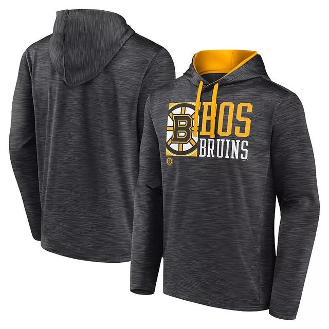 Mens Fanatics Charcoal Boston Bruins Never Quit Pullover Hoodie Product Image