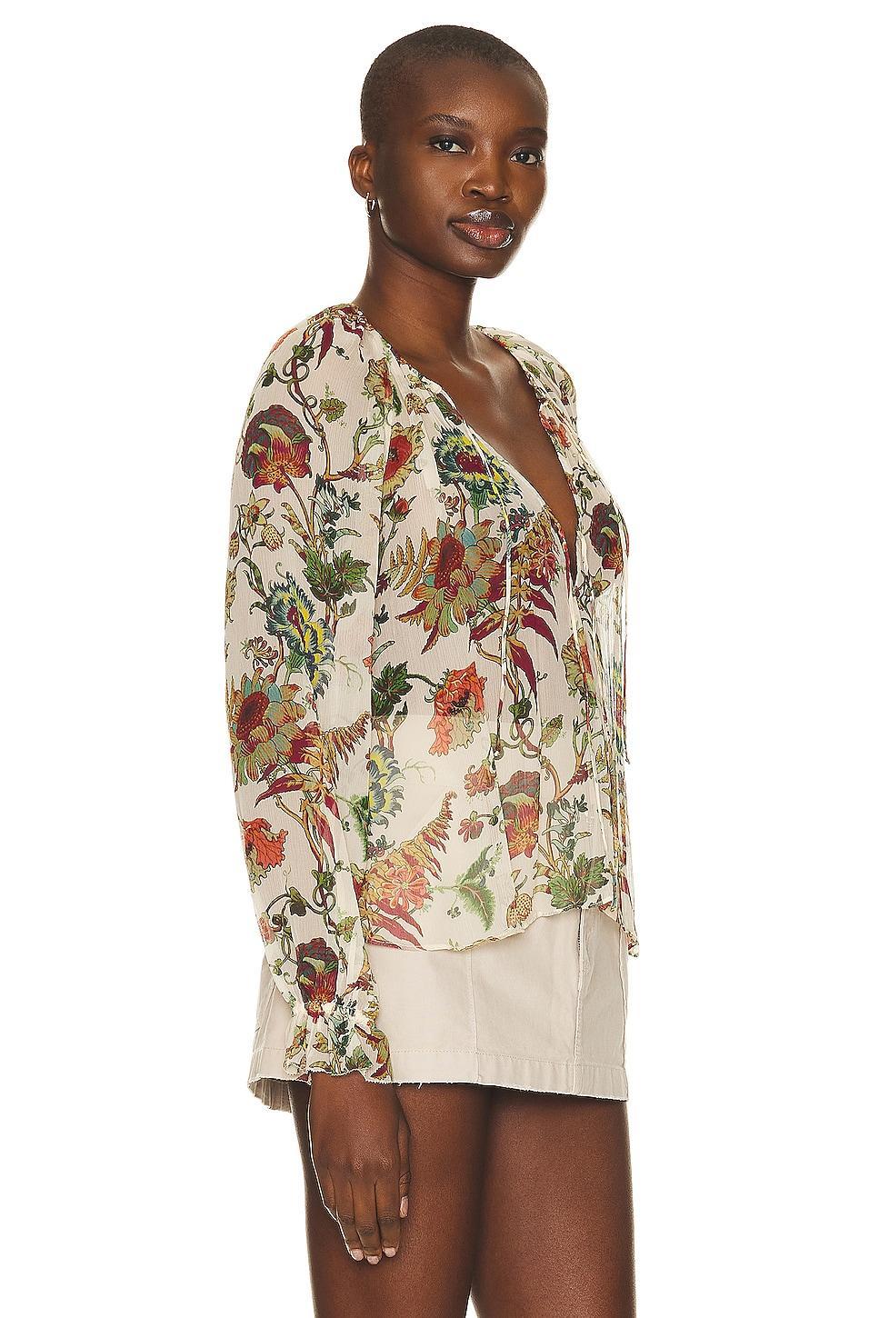 Ulla Johnson Bernadette Blouse Neutral. (also in ). Product Image