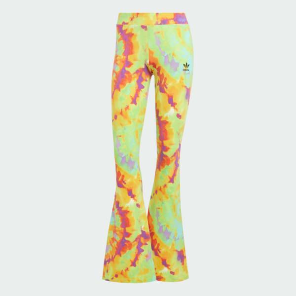 Tie-Dyed Flared Pants Product Image